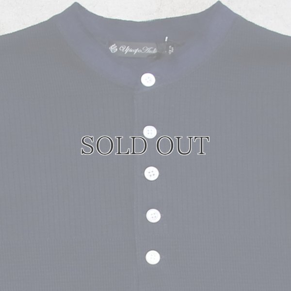 画像14: BOROライク ランダムワッフル ランダム釦モックヘンリーカットソー【MADE IN JAPAN】『日本製』/ Upscape Audience