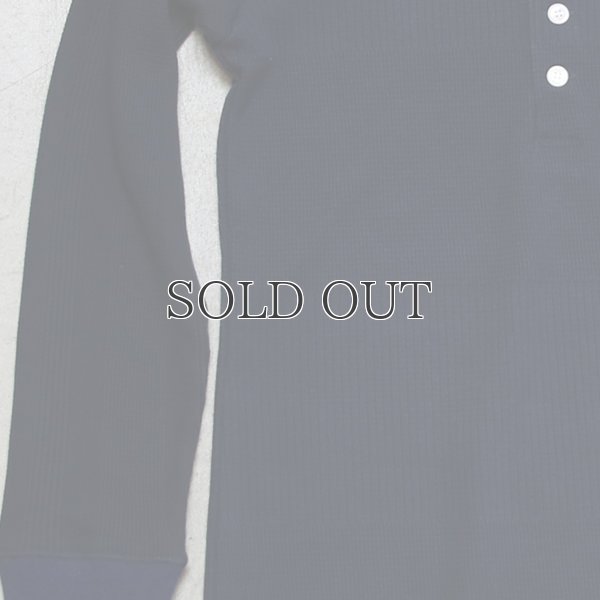 画像15: BOROライク ランダムワッフル ランダム釦モックヘンリーカットソー【MADE IN JAPAN】『日本製』/ Upscape Audience