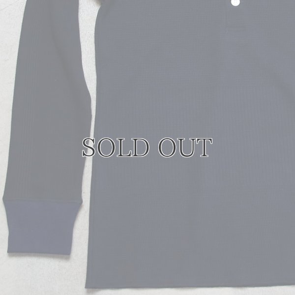 画像17: BOROライク ランダムワッフル ランダム釦モックヘンリーカットソー【MADE IN JAPAN】『日本製』/ Upscape Audience