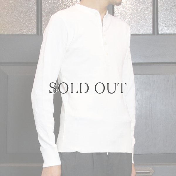 画像11: BOROライク ランダムワッフル ランダム釦モックヘンリーカットソー【MADE IN JAPAN】『日本製』/ Upscape Audience