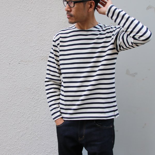 画像8: 【RE PRICE / 価格改定】Basque10オンス（バスク天竺）クルーネック長袖カットソー【MADE IN JAPAN】『日本製』 / Upscape Audience