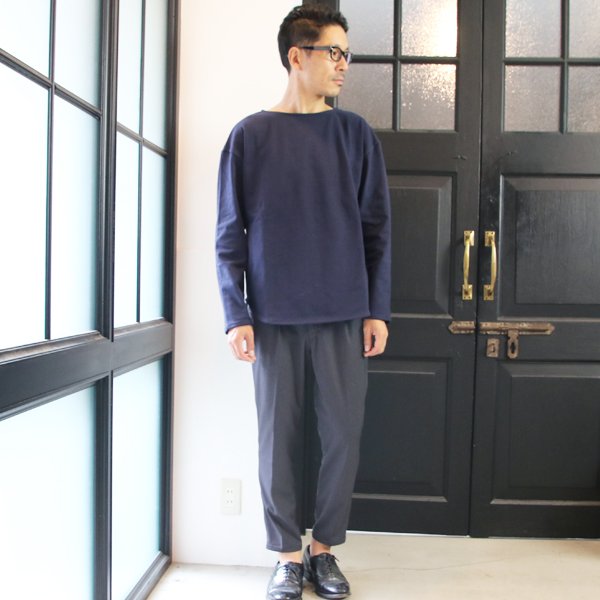 画像12: 【RE PRICE / 価格改定】Basque10オンス（バスク天竺）ボートネックビックカットソー長袖【MADE IN JAPAN】『日本製』 / Upscape Audience