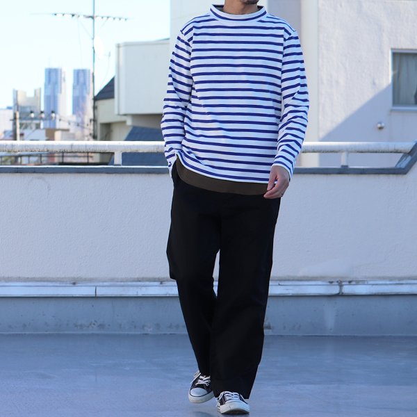 画像5: 【RE PRICE/価格改定】Basque10オンス(バスク天竺) ボトルネック長袖カットソー【MADE IN JAPAN】『日本製』 / Upscape Audience