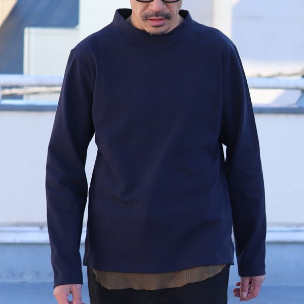 画像7: 【RE PRICE/価格改定】Basque10オンス(バスク天竺) ボトルネック長袖カットソー【MADE IN JAPAN】『日本製』 / Upscape Audience
