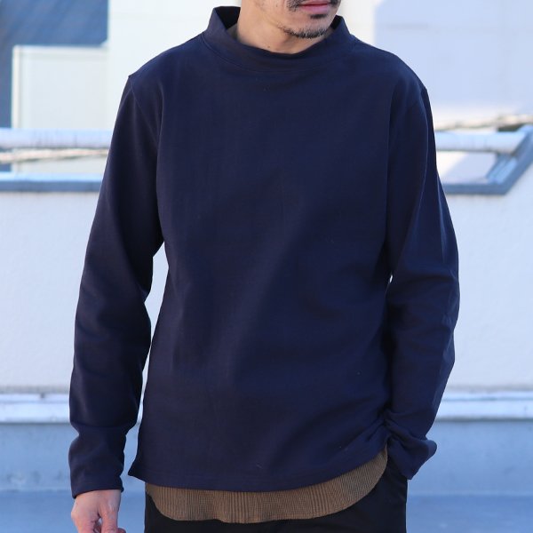 画像8: 【RE PRICE/価格改定】Basque10オンス(バスク天竺) ボトルネック長袖カットソー【MADE IN JAPAN】『日本製』 / Upscape Audience
