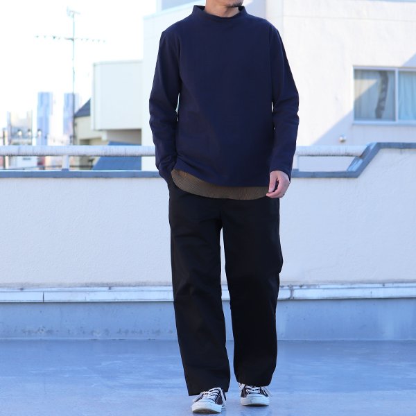 画像9: 【RE PRICE/価格改定】Basque10オンス(バスク天竺) ボトルネック長袖カットソー【MADE IN JAPAN】『日本製』 / Upscape Audience