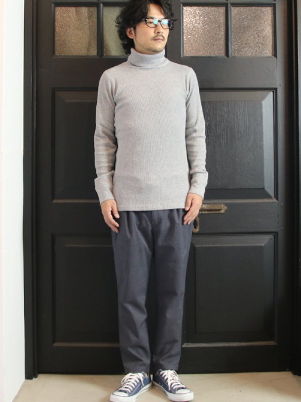 画像11: 【RE PRICE / 価格改定】度詰ワッフルタートルネックロング長袖カットソー【MADE IN JAPAN】『日本製』 / Upscape Audience