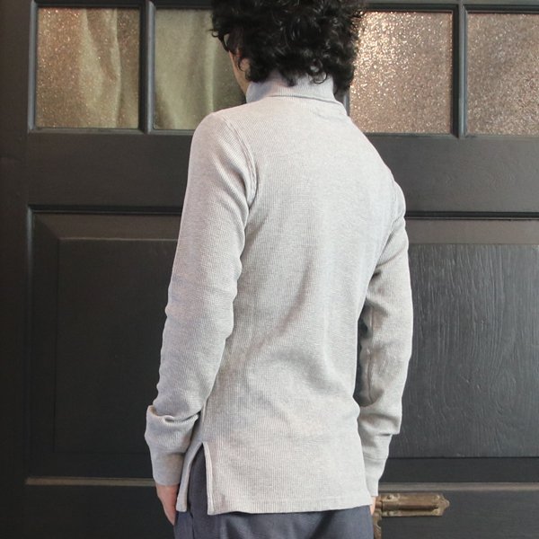 画像6: 【RE PRICE / 価格改定】度詰ワッフルタートルネックロング長袖カットソー【MADE IN JAPAN】『日本製』 / Upscape Audience