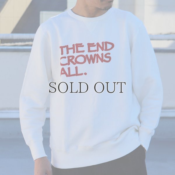 画像4: 【RE PRICE/価格改定】オールドプリント"The End Crowns All."ヴィンテージガゼットクルーネックスウェット / Audience