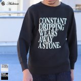 【RE PRICE/価格改定】オールドプリント"Constant Dripping Wears Away A Stone."ヴィンテージガゼットクルーネックスウェット / Audience