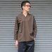 画像8: 【RE PRICE/価格改定】コットンクロス小紋柄キモノVネックプルオーバー9分袖_Shirts【MADE IN JAPAN】『日本製』/ Upscape Audience