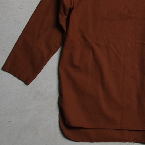 画像17: コットンクロスボートネックプルオーバーポケ付き9分袖シャツ【MADE IN JAPAN】『日本製』 / Upscape Audience