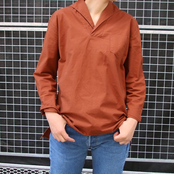 画像3: 【RE PRICE/価格改定】コットンクロススキッパーカラープルオーバーポケ付9分袖_Shirts【Lady's】【MADE IN JAPAN】『日本製』 / Upscape Audience