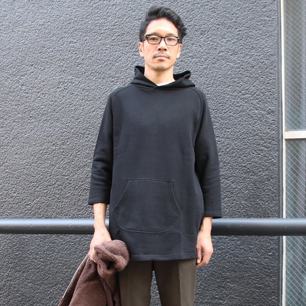 画像7: 【RE PRICE / 価格改定】30/10裏毛プルオーバー7分袖スウェットパーカ【MADE IN JAPAN】『日本製』 / Upscape Audience