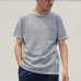 画像7: 【RE PRICE / 価格改定】吊り編み天竺オーバーラップクルーネックグラスポケ付半袖_TEE【MADE IN TOKYO】『東京製』  / Upscape Audience