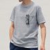 画像12: 【RE PRICE / 価格改定】吊り編み天竺オーバーラップクルーネックグラスポケ付半袖_TEE【MADE IN TOKYO】『東京製』  / Upscape Audience