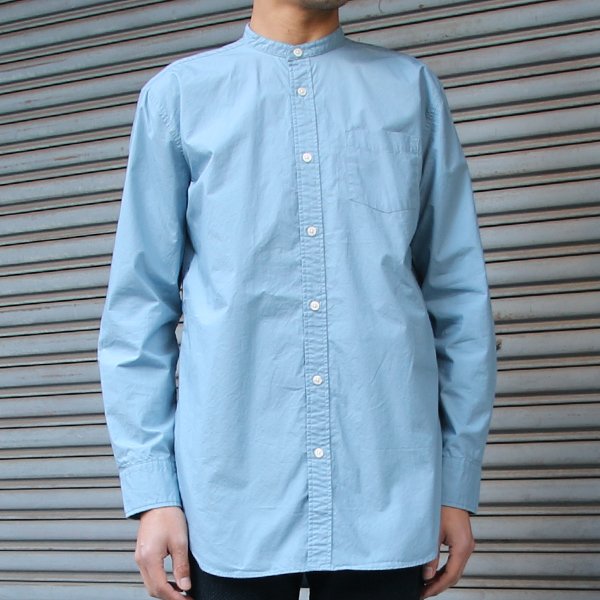 画像16: 【RE PRICE/価格改定】タイプライターバンドカラーオーバーサイズL/Sシャツ【MADE IN JAPAN】『日本製』/ Upscape Audience