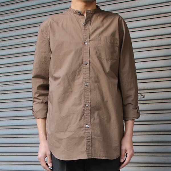 画像18: 【RE PRICE/価格改定】タイプライターバンドカラーオーバーサイズL/Sシャツ【MADE IN JAPAN】『日本製』/ Upscape Audience