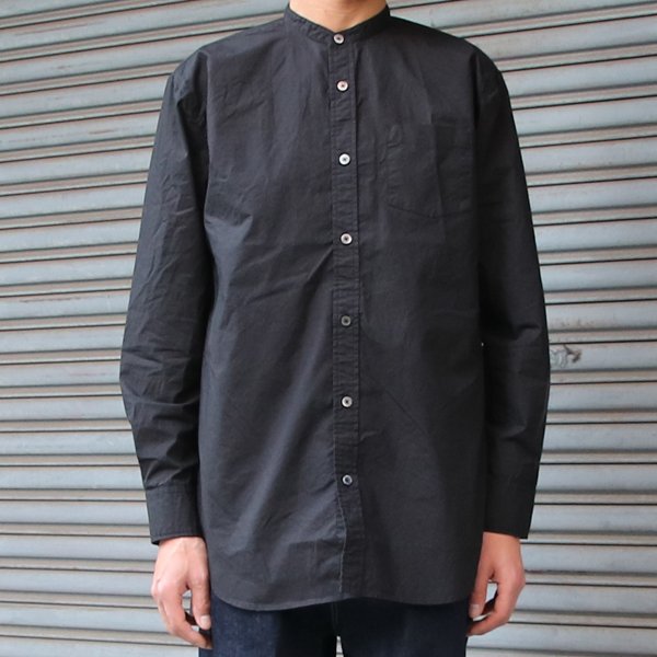 画像17: 【RE PRICE/価格改定】タイプライターバンドカラーオーバーサイズL/Sシャツ【MADE IN JAPAN】『日本製』/ Upscape Audience