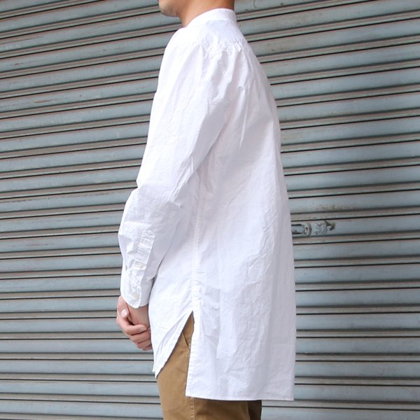 画像20: 【RE PRICE/価格改定】タイプライターバンドカラーオーバーサイズL/Sシャツ【MADE IN JAPAN】『日本製』/ Upscape Audience