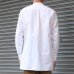 画像21: 【RE PRICE/価格改定】タイプライターバンドカラーオーバーサイズL/Sシャツ【MADE IN JAPAN】『日本製』/ Upscape Audience