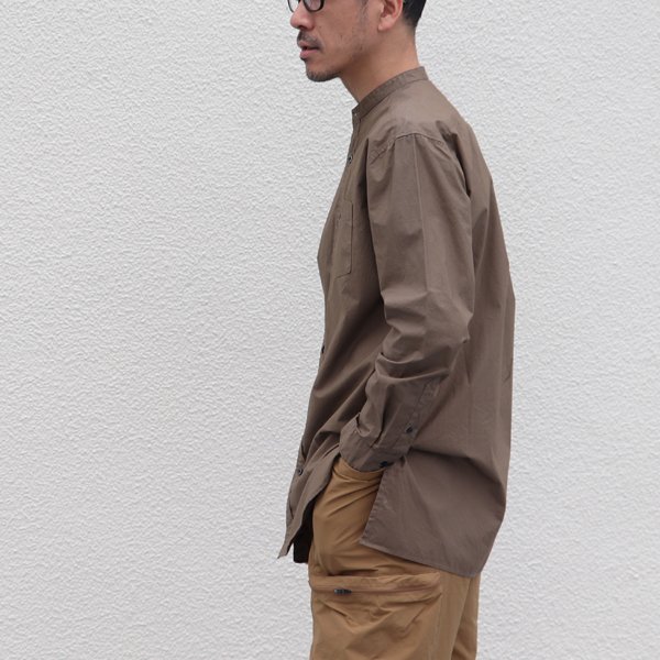 画像12: 【RE PRICE/価格改定】タイプライターバンドカラーオーバーサイズL/Sシャツ【MADE IN JAPAN】『日本製』/ Upscape Audience