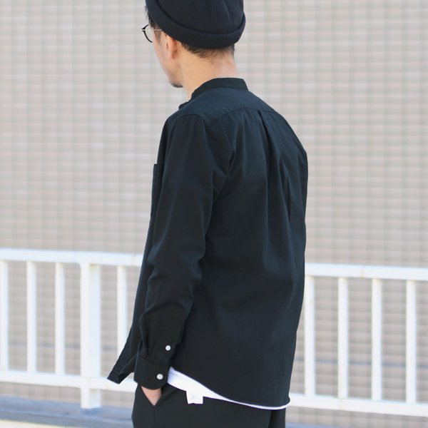 画像3: 【RE PRICE / 価格改定】バンドカラー長袖シャツ【MADE IN JAPAN】『日本製』/ Upscape Audience