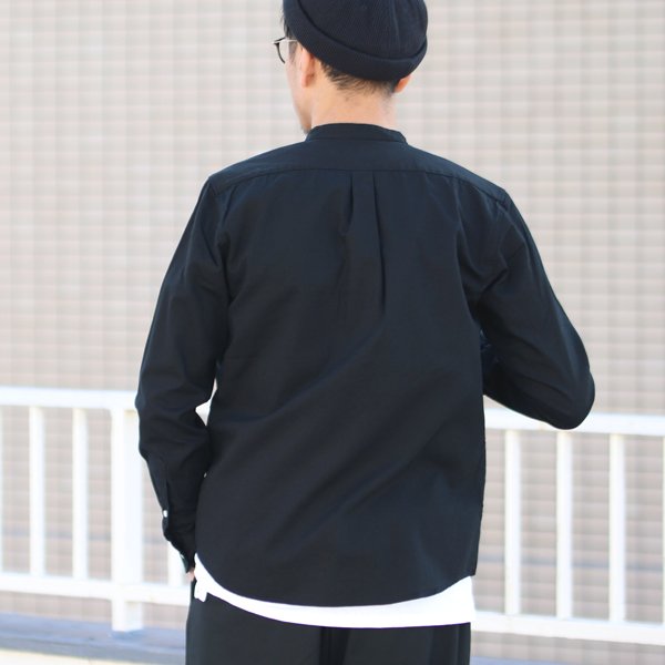 画像4: 【RE PRICE / 価格改定】バンドカラー長袖シャツ【MADE IN JAPAN】『日本製』/ Upscape Audience