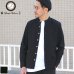 画像1: 【RE PRICE / 価格改定】バンドカラー長袖シャツ【MADE IN JAPAN】『日本製』/ Upscape Audience (1)