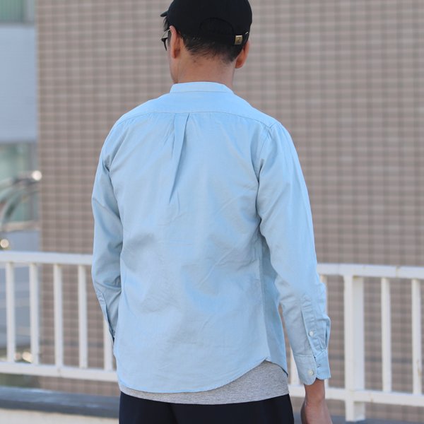 画像4: 【RE PRICE / 価格改定】バンドカラー長袖シャツ【MADE IN JAPAN】『日本製』/ Upscape Audience