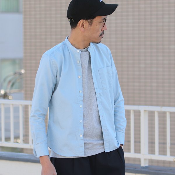 画像5: 【RE PRICE / 価格改定】バンドカラー長袖シャツ【MADE IN JAPAN】『日本製』/ Upscape Audience