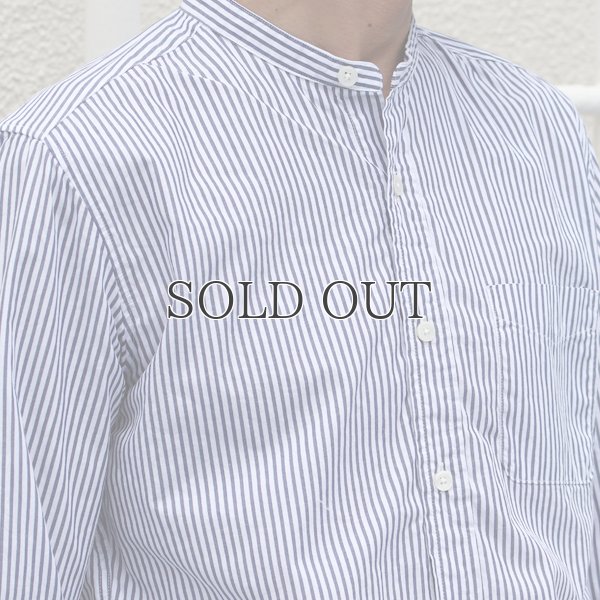 画像6: バンドカラー長袖シャツ【MADE IN JAPAN】『日本製』/ Upscape Audience