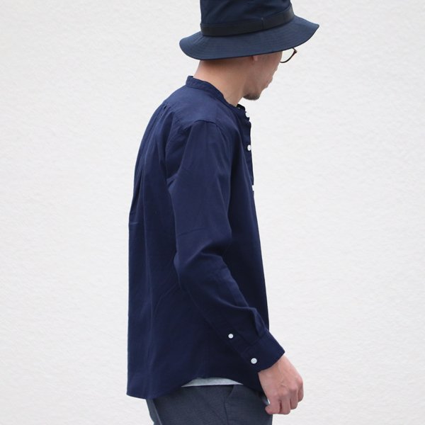 画像3: 【RE PRICE / 価格改定】バンドカラー長袖シャツ【MADE IN JAPAN】『日本製』/ Upscape Audience