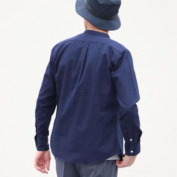 画像4: 【RE PRICE / 価格改定】バンドカラー長袖シャツ【MADE IN JAPAN】『日本製』/ Upscape Audience