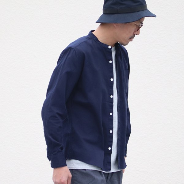 画像5: 【RE PRICE / 価格改定】バンドカラー長袖シャツ【MADE IN JAPAN】『日本製』/ Upscape Audience