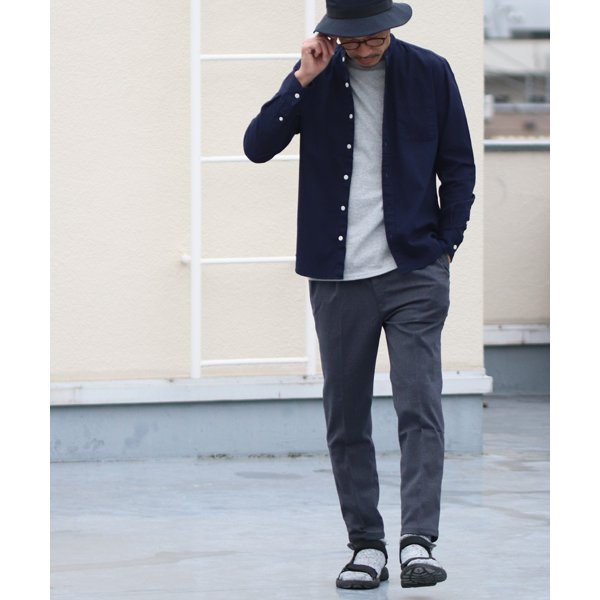 画像8: 【RE PRICE / 価格改定】バンドカラー長袖シャツ【MADE IN JAPAN】『日本製』/ Upscape Audience