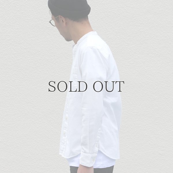 画像6: バンドカラー長袖シャツ【MADE IN JAPAN】『日本製』/ Upscape Audience