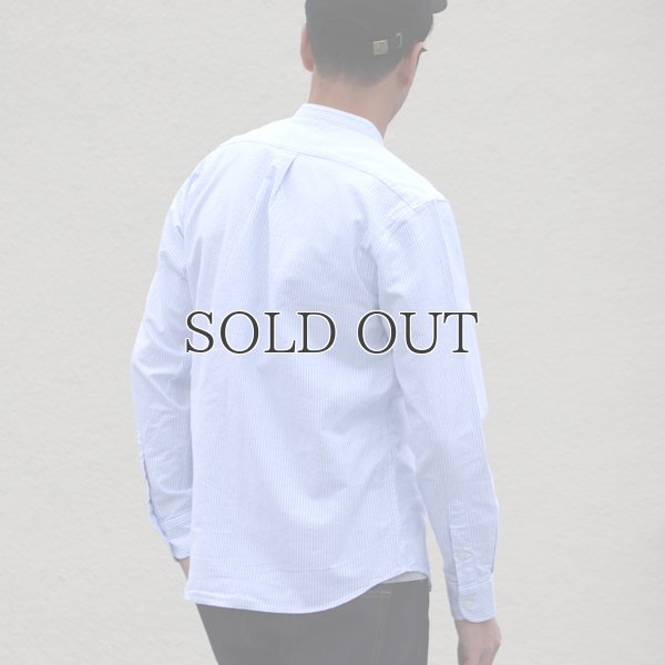 画像4: バンドカラー長袖シャツ【MADE IN JAPAN】『日本製』/ Upscape Audience