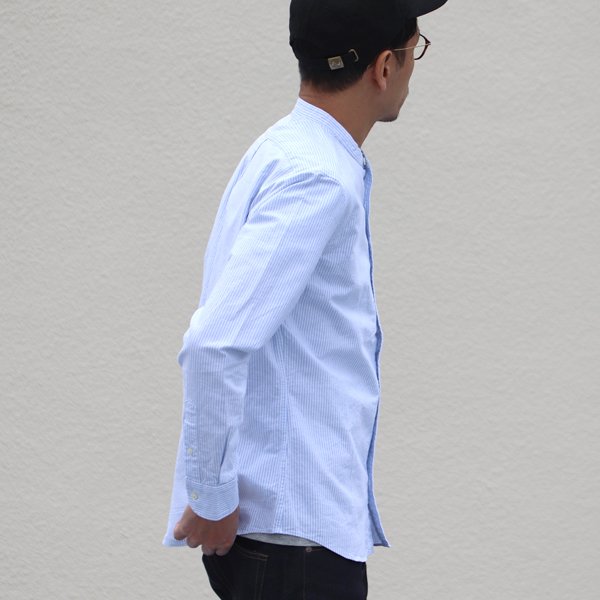 画像14: 【RE PRICE / 価格改定】バンドカラー長袖シャツ【MADE IN JAPAN】『日本製』/ Upscape Audience