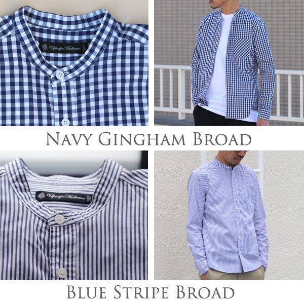 画像4: 【RE PRICE / 価格改定】バンドカラー長袖シャツ【MADE IN JAPAN】『日本製』/ Upscape Audience