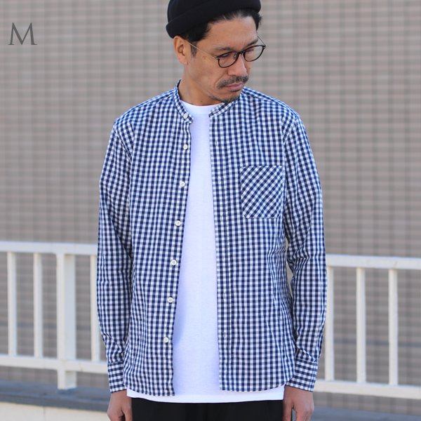 画像9: 【RE PRICE / 価格改定】バンドカラー長袖シャツ【MADE IN JAPAN】『日本製』/ Upscape Audience