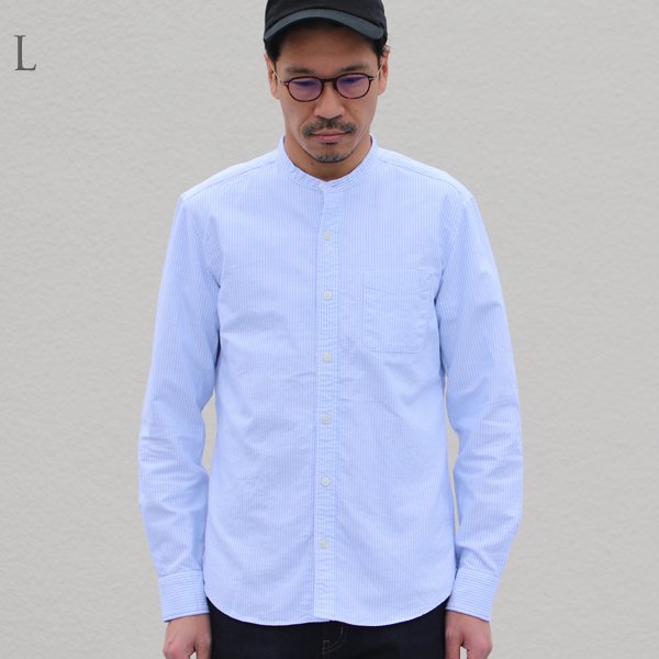 画像10: 【RE PRICE / 価格改定】バンドカラー長袖シャツ【MADE IN JAPAN】『日本製』/ Upscape Audience