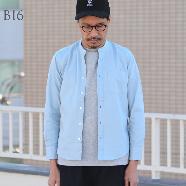 画像11: 【RE PRICE / 価格改定】バンドカラー長袖シャツ【MADE IN JAPAN】『日本製』/ Upscape Audience