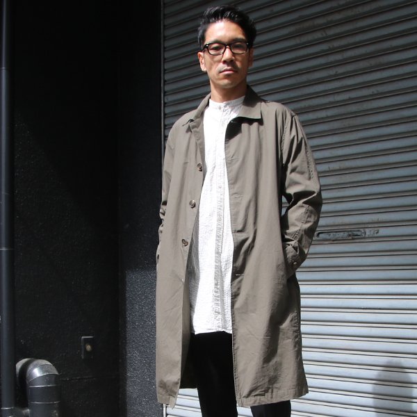 画像13: 【RE PRICE / 価格改定】インディゴサッカーストライプバンドカラーオーバサイズロング長袖_Shirts【MADE IN JAPAN】『日本製』/ Upscape Audience