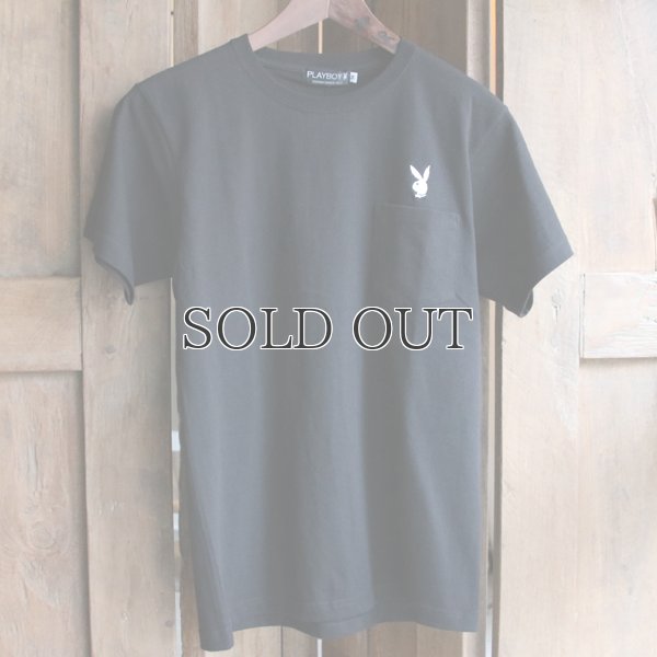 画像14: PLAY BOY”ラビットヘッド”刺繍ポケット付きTEE【Audience】