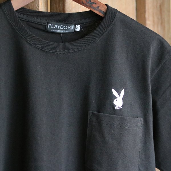 画像7: 【RE PRICE / 価格改定】PLAY BOY”ラビットヘッド”刺繍ポケット付きTEE【Audience】