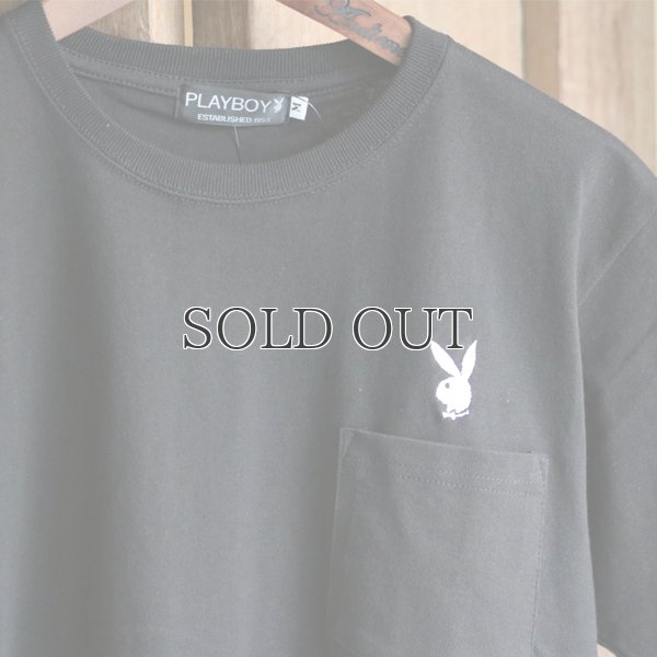 画像7: PLAY BOY”ラビットヘッド”刺繍ポケット付きTEE【Audience】