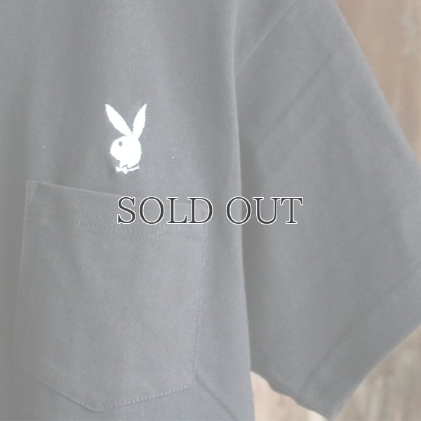 画像9: PLAY BOY”ラビットヘッド”刺繍ポケット付きTEE【Audience】