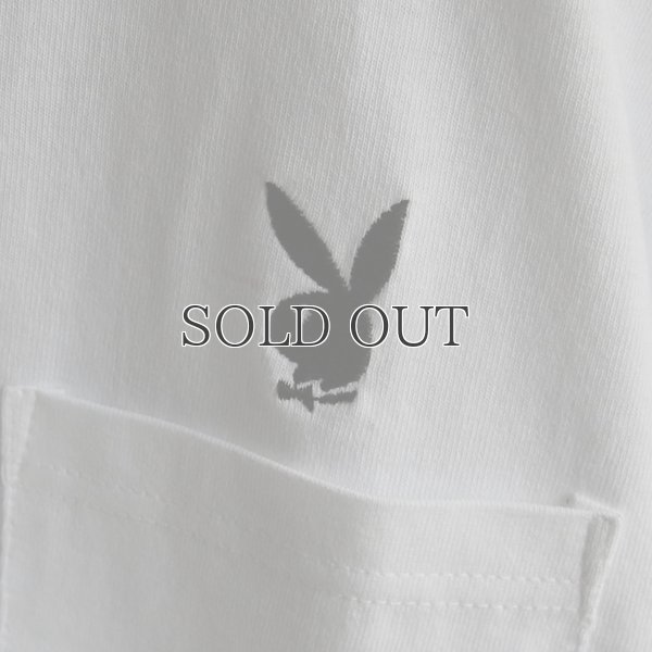 画像10: PLAY BOY”ラビットヘッド”刺繍ポケット付きTEE【Audience】