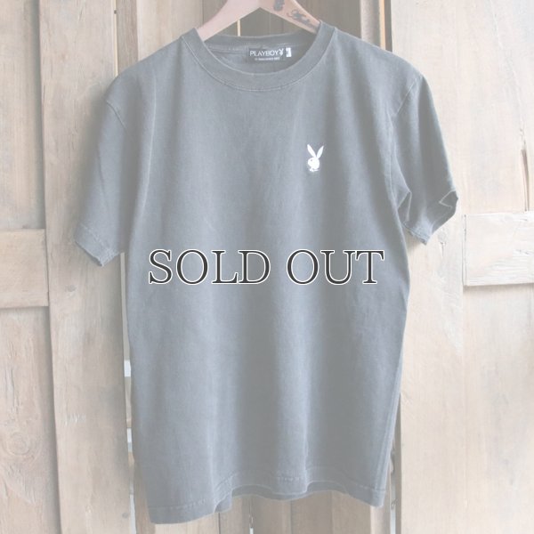 画像14: PLAY BOY ”ラビットヘッド”刺繍ピグメント染TEE【Audience】